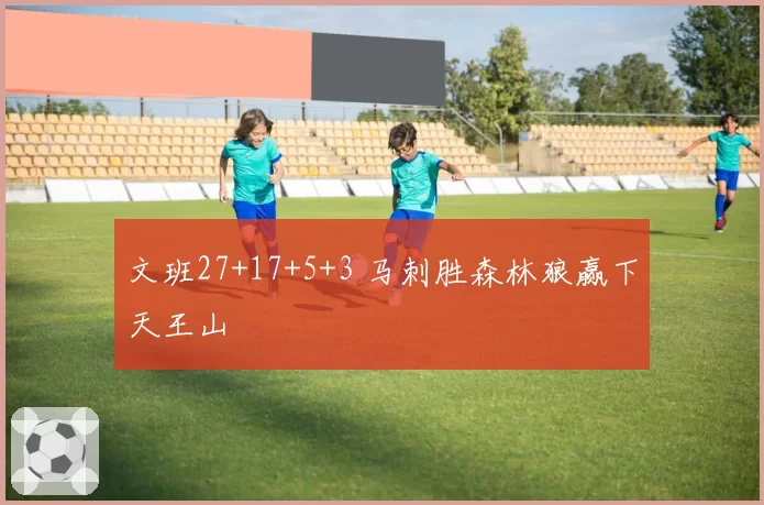 文班27+17+5+3 马刺胜森林狼赢下天王山